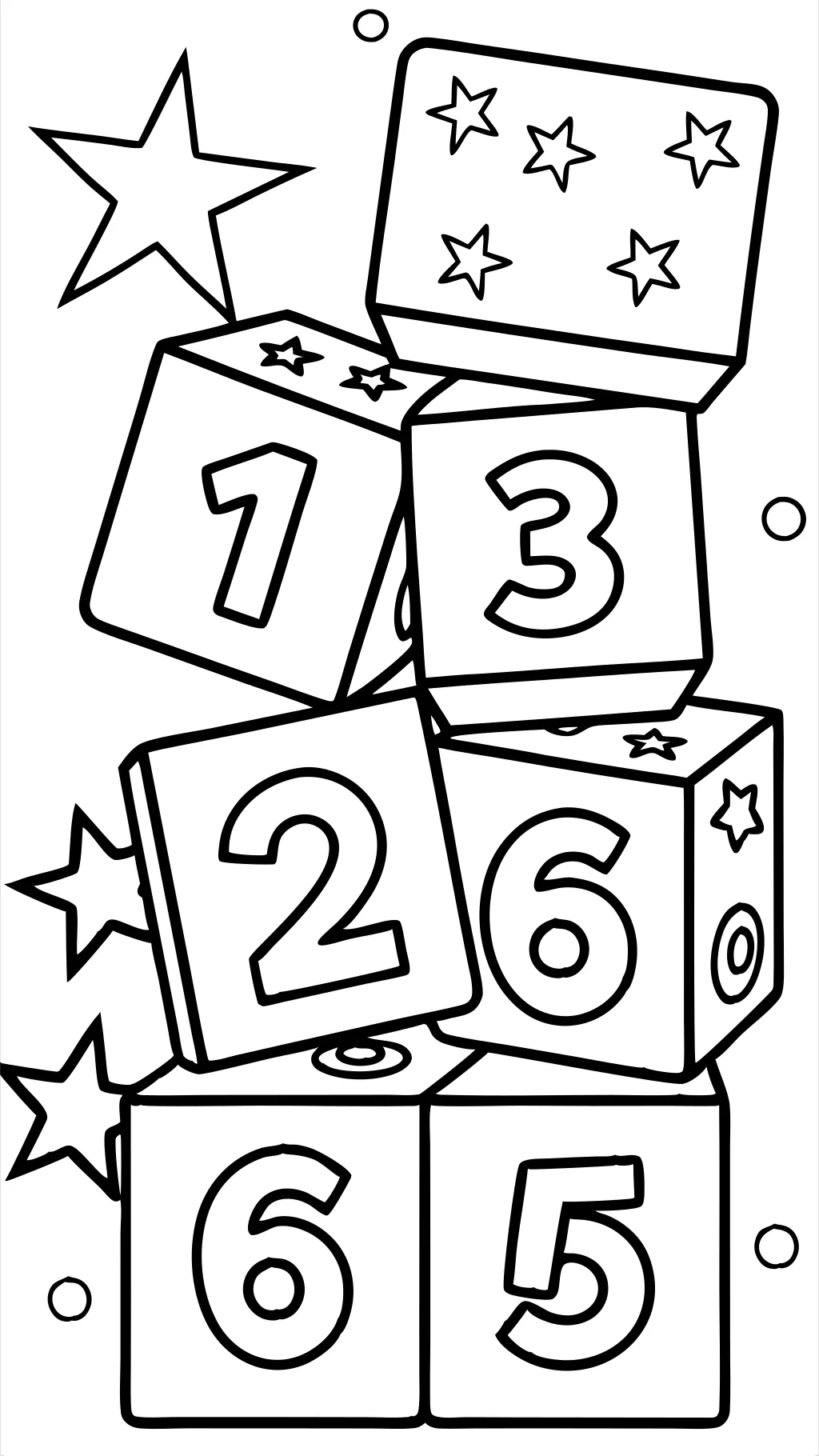 number block coloring pages